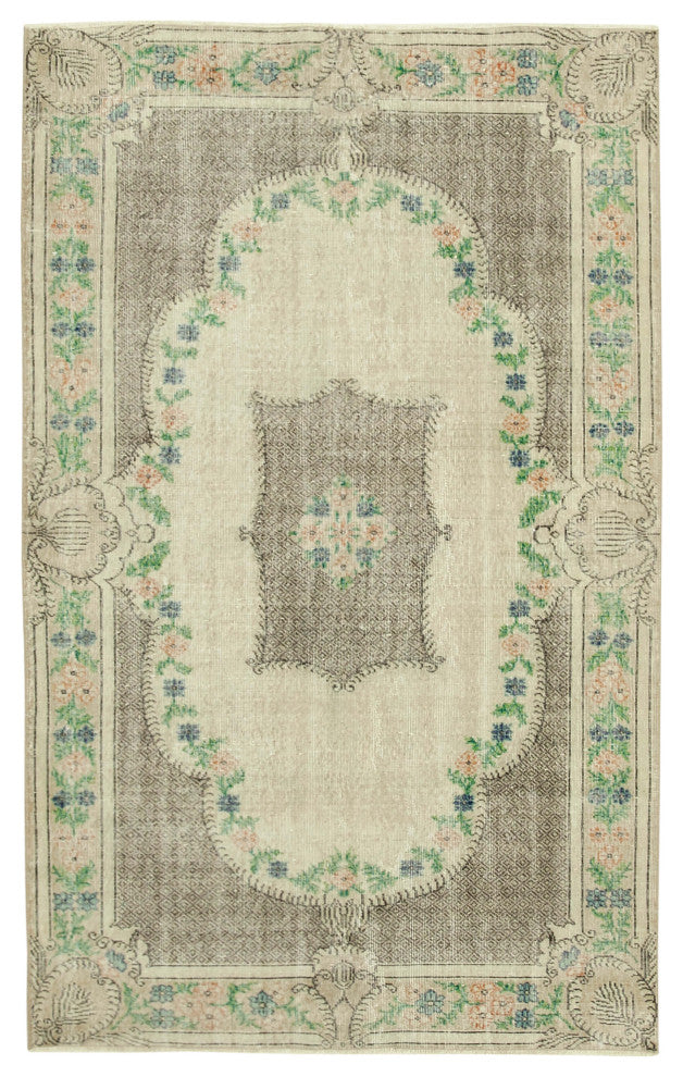 Rug N Carpet - Handmade Oriental 5' 6'' x 8' 11'' One-of-a-Kind Area Rug