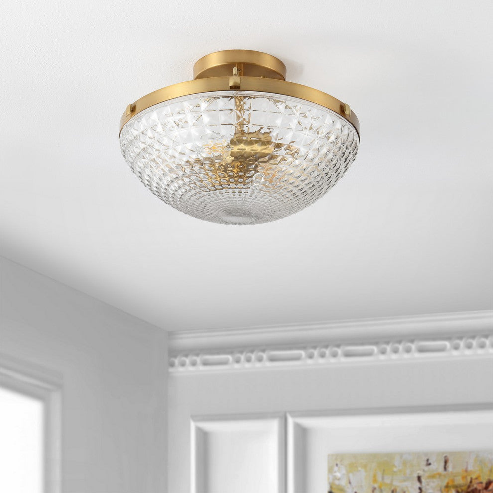 Safavieh Nienna Flush Mount Gold Base