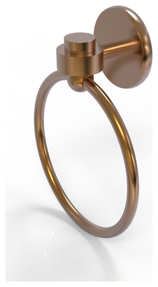 Satellite Orbit One Towel Ring, Brushed Bronze