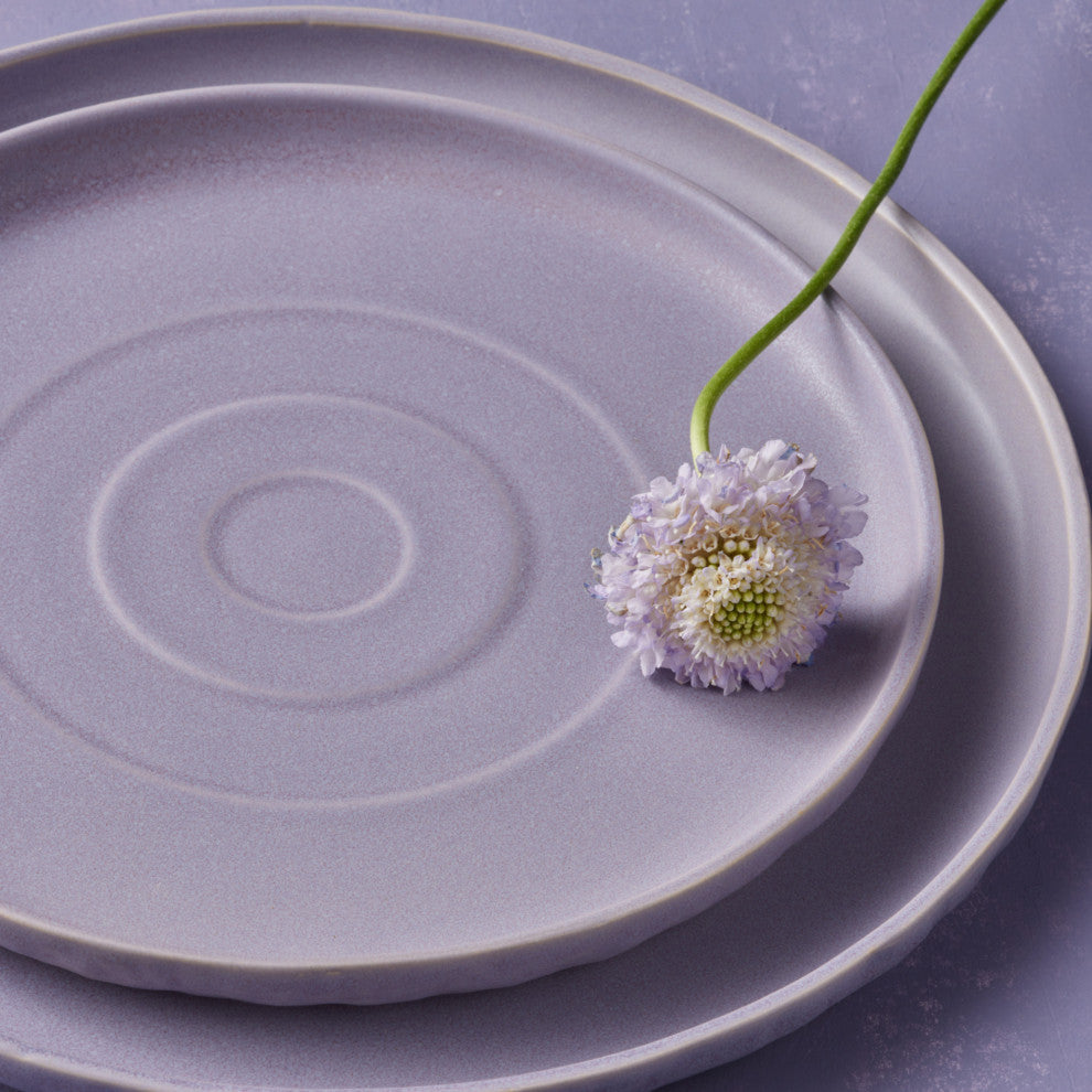 Stone by Mercer Project SHOSAI Stoneware 32 Piece Dinnerware Set, Lavender
