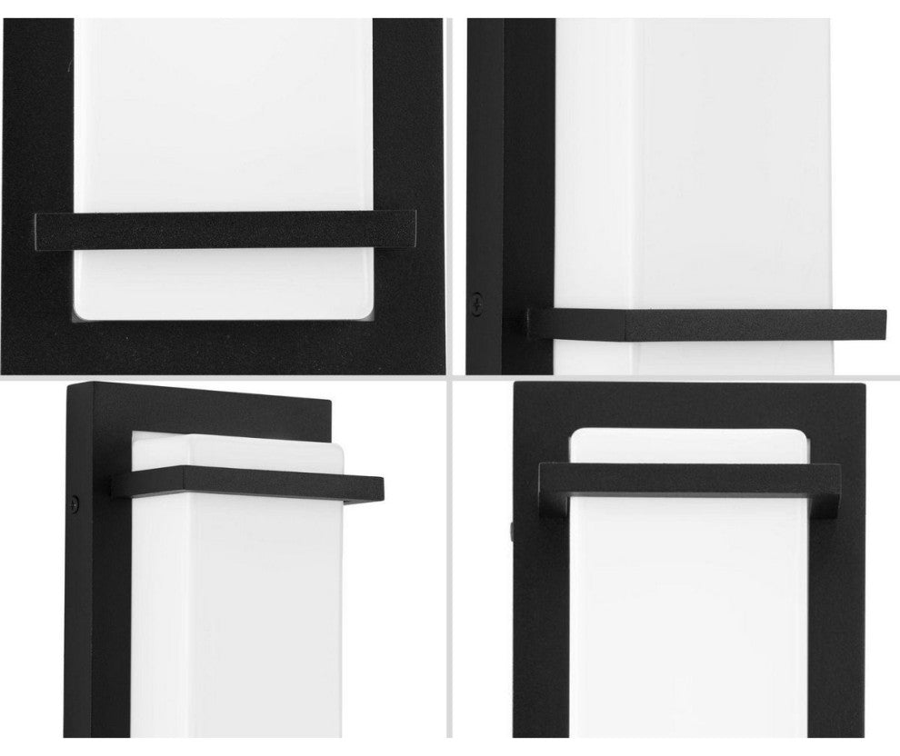 Z-1080 LED Collection Black 2-Light Large LED Outdoor Sconce
