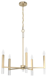 Hunter Sunjai Alturas Gold 5 Light Chandelier Light