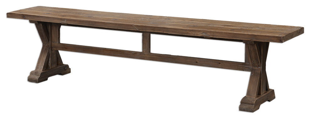 Uttermost Stratford Salvaged Wood Bench