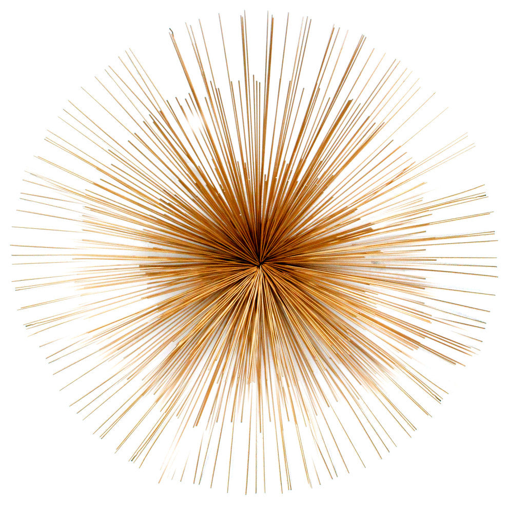 Retro Starburst Wall Dcor Gold - Gold