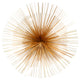 Retro Starburst Wall Dcor Gold - Gold