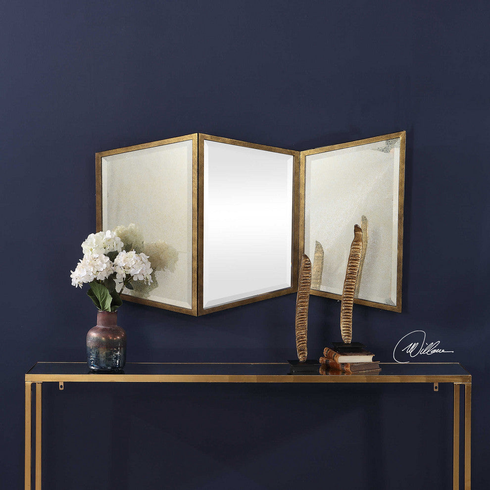 Uttermost Viva Gold Geometric Mirror