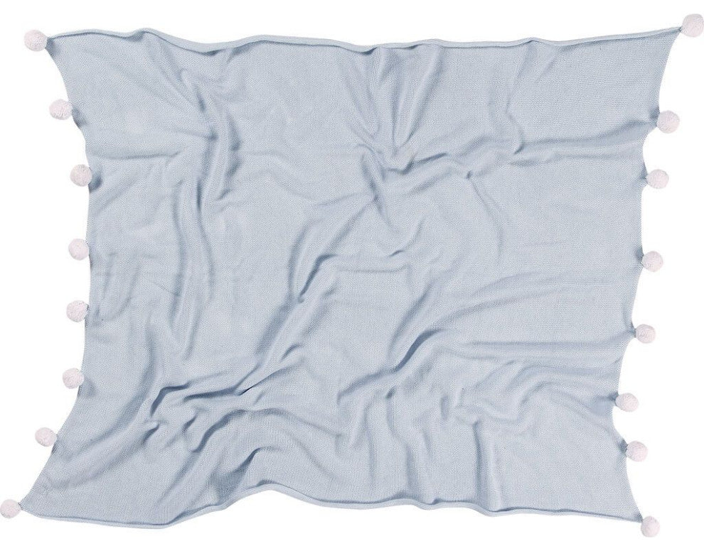 Bubbly Baby Blanket, Light Gray