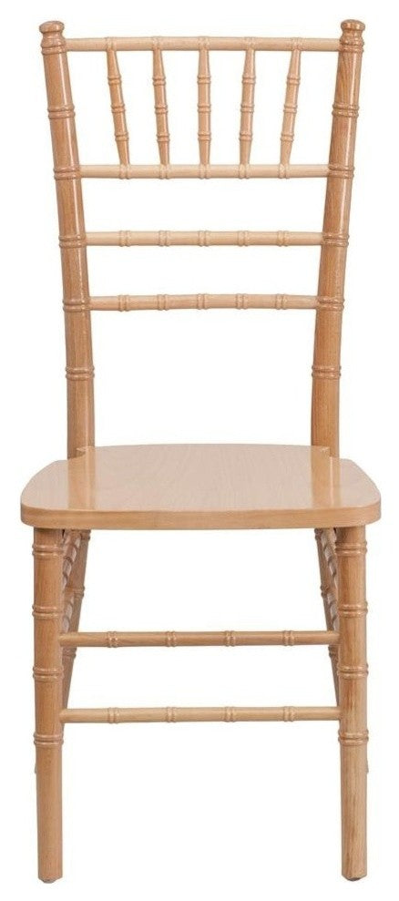 Contemporary Design Natural Wood Chiavari Chair