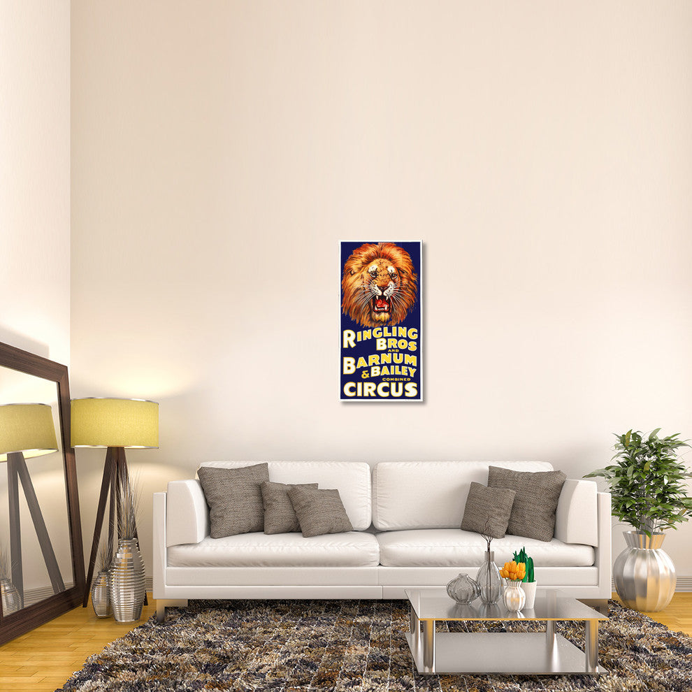 "Ringling Bros" Stretched Canvas Giclee by Hollywood Photo Archive, 21x40"