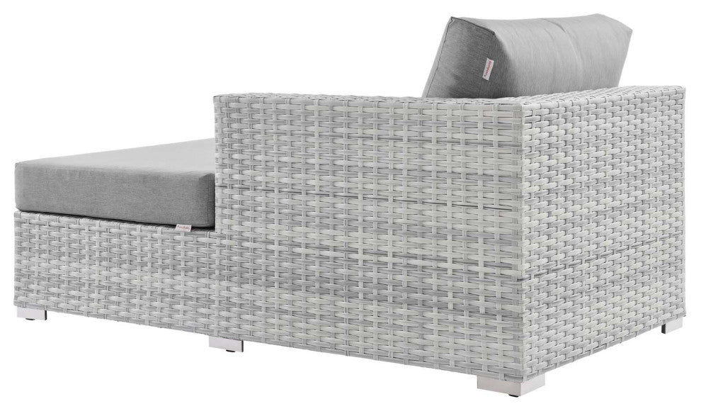 Convene Outdoor Patio Right Chaise Light Gray Gray