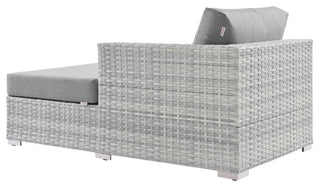 Convene Outdoor Patio Right Chaise Light Gray Gray