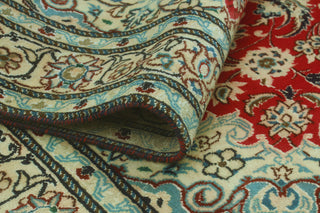Fine Vintage Distressed Aristocr Red/Beige Rug, 5'1 x 6'5