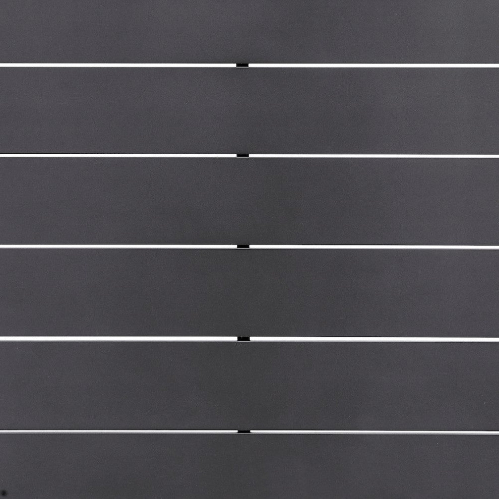 Menorca Outdoor Patio Dining Table in Aluminum