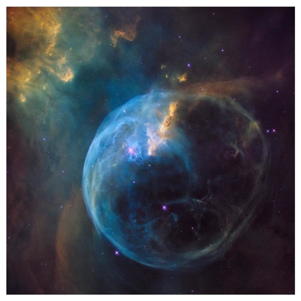 "Bubble Nebula (NGC 7635)" Digital Paper Print by NASA, 38"x38"