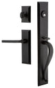 Ageless Iron Keep 1-Piece Dummy Handleset With Grip, Keep Plate and Dirk Lever