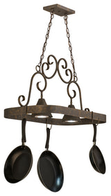 32"W Elana 2 Light Pot Rack