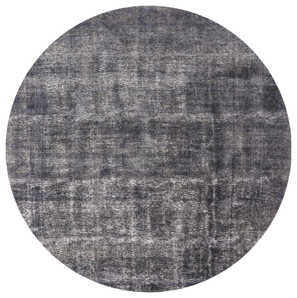 Ahgly Company Indoor Round Mid-Century Modern Area Rugs, 8' Round