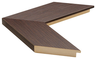 Pendleton Framed Wall Mirror, Espresso Textured, 30"x40"