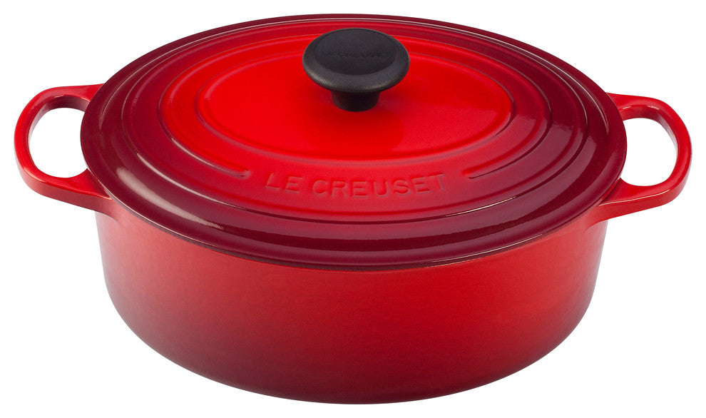 Le Creuset 5 Qt. Signature Oval French Oven - Cherry
