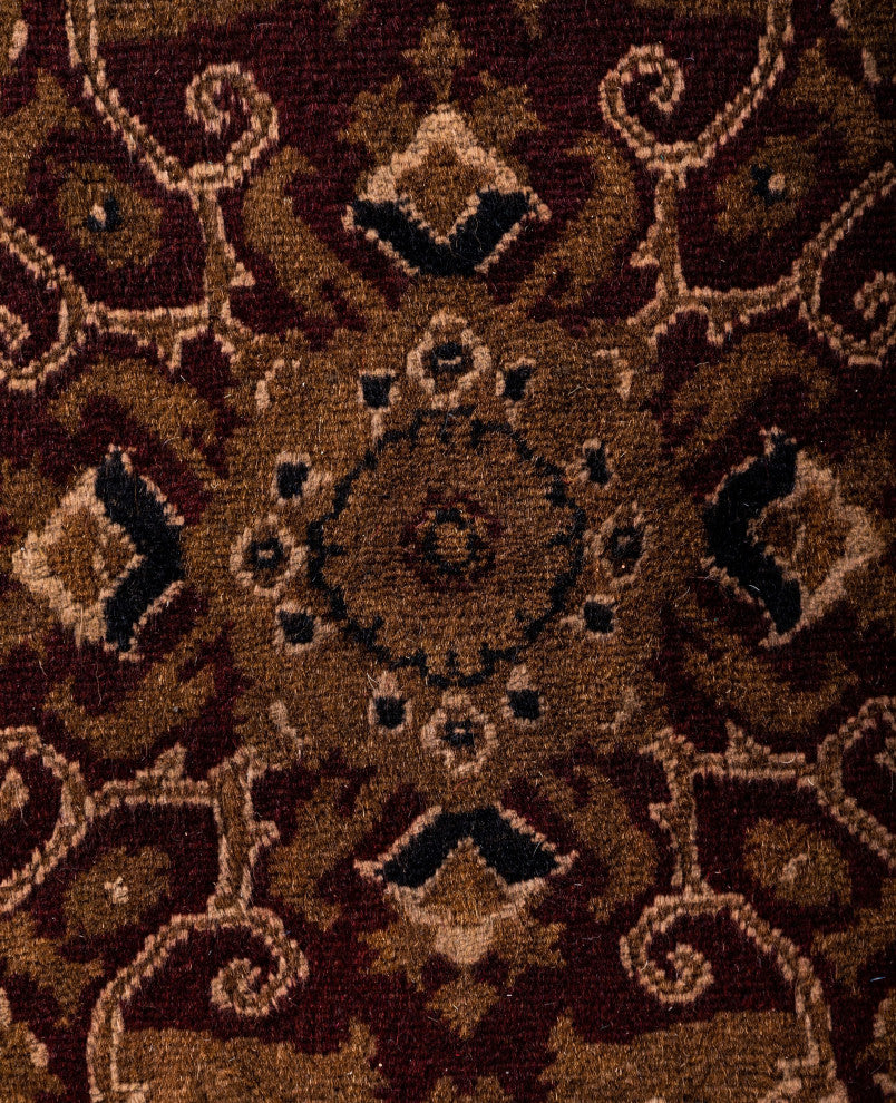 Overdyed One-of-a-Kind Hand-Knotted Area Rug Brown, 4' 5" x 7' 4"