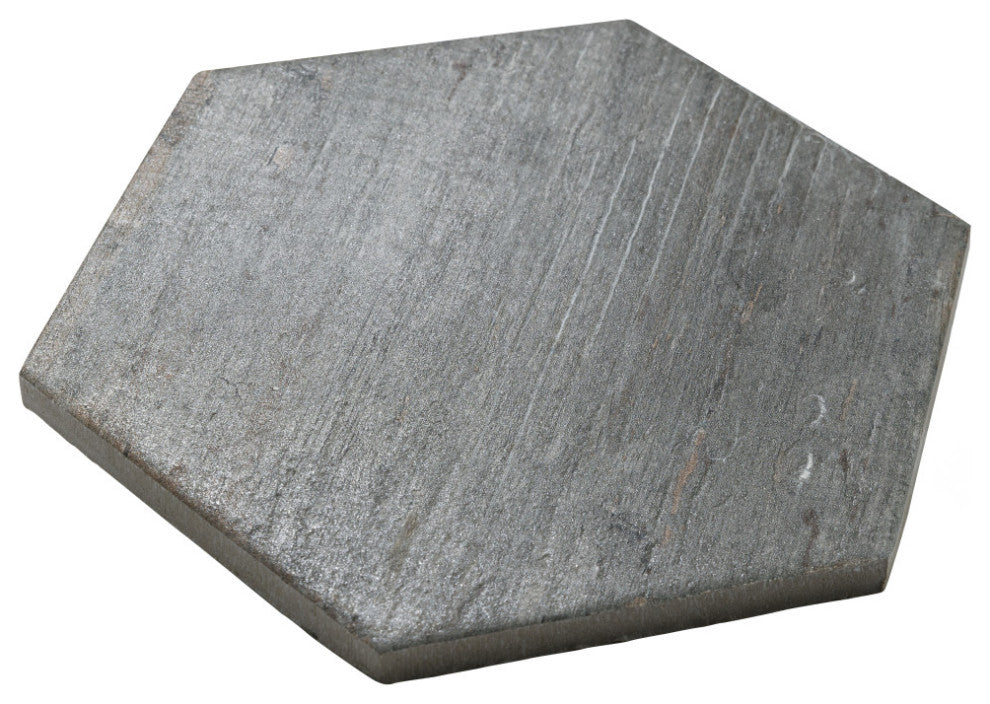Retro Mini Hex Cendra Porcelain Floor and Wall Tile