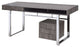 Benzara BM159200 Elegant Contemporary Style Wooden Writing Desk, Gray