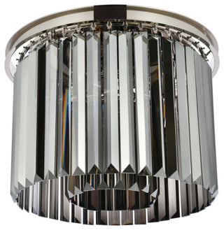 Elegant Lighting 1238F20-SS/RC Sydney 6 Light 20"W Flush Mount - Polished