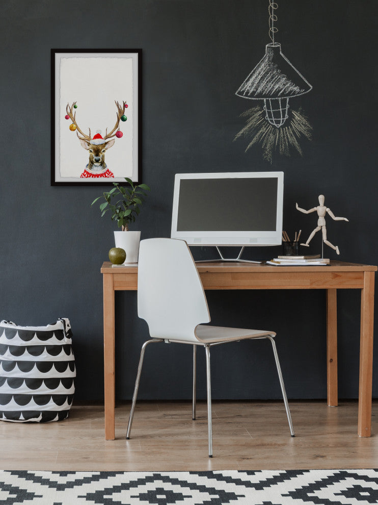 "Guide My Sleigh" Framed Painting Print, 8x12