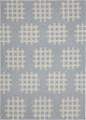 Lima Contemporary Area Rug, Gray and Cream, 7''x10''