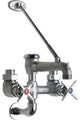 Chicago Faucets 835-RCF Exposed Hot and Cold Water Service Sink Faucet with