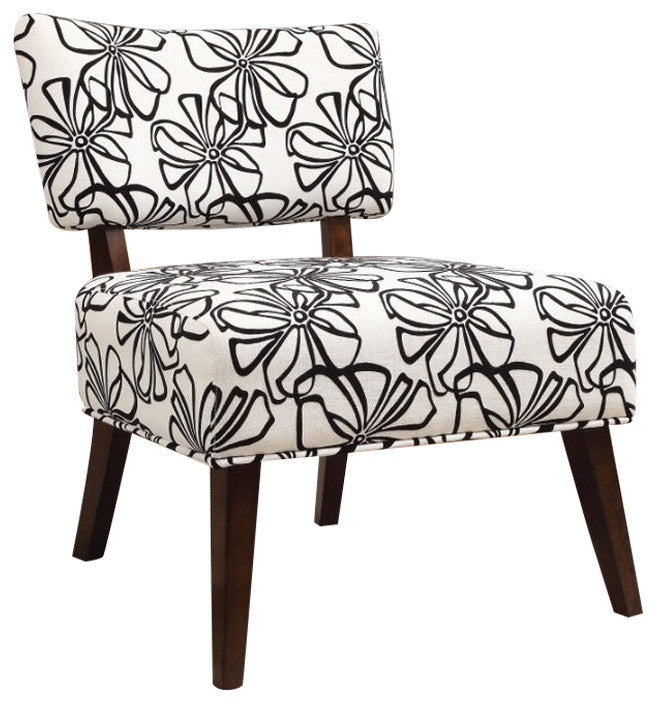 Accent Armless Chair, White