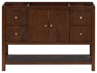 Zoe Vanity Only, Walnut Collection, 48"