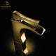Skip Diamond Luxury Faucet with Swarovski Crystals, Polished Gold