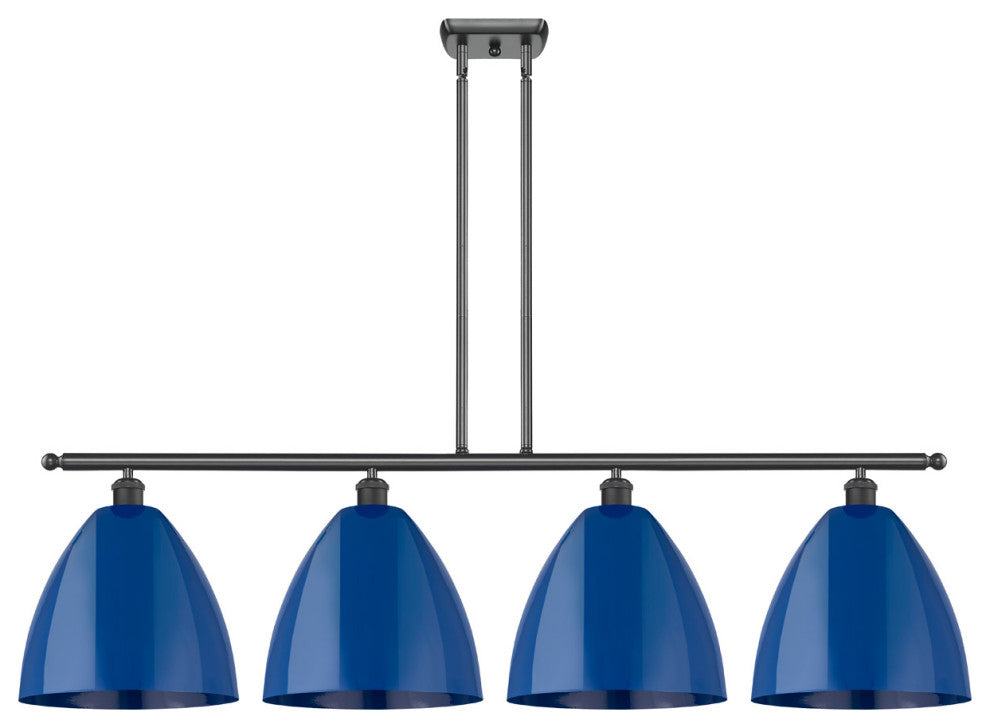 Innovations 516-4I-BK-MBD-12-BL-LED 4 Light Island Light, Matte Black