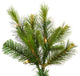 9' X 14" Cashmere Garland Led100Wmwht