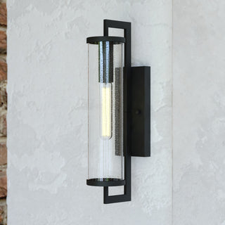 Morgan Park 20"H Outdoor Wall Light Matte Black