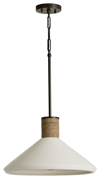 Capital Lighting 340613 18"W Pendant - Dark Pewter