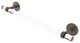 Clearview 18" Towel Bar with Twisted Accents, Antique Brass