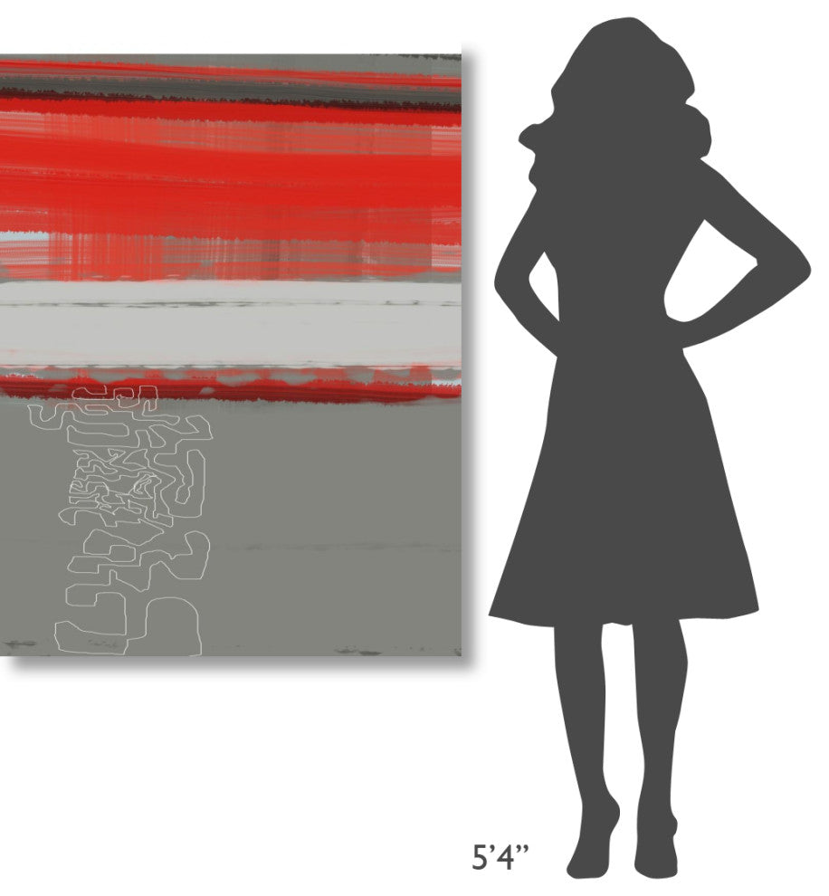 "Abstract Red 1" Fine Art Print