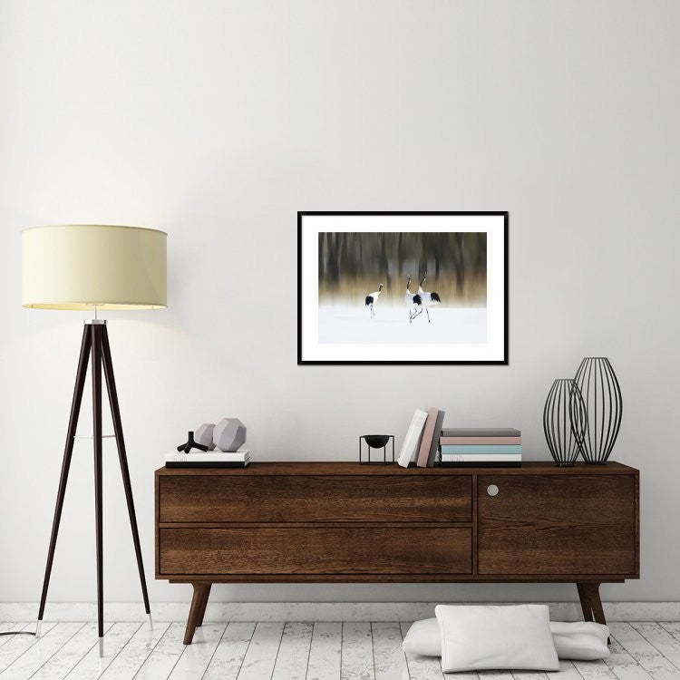 "Sing A Song Of Love" Framed Digital Print by Ikuo Iga, 38"x28"