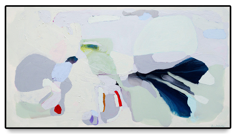 "Breathe" Oversized Framed Canvas, 40" x 60"
