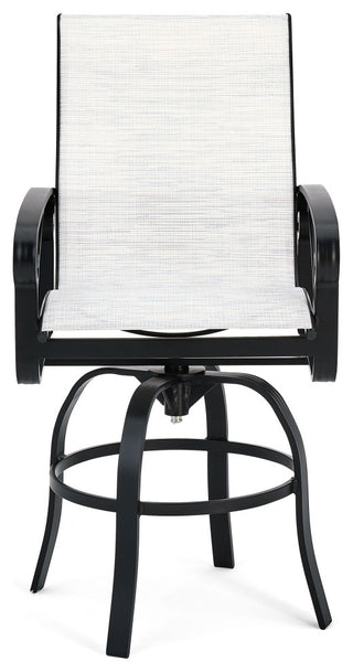 Palazzo Sling High Back Swivel Balcony Stool, Regular
