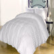 350 TC Damask Stripe Cotton Cover Down Alternative Comforter White Twin