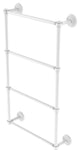 Monte Carlo 4 Tier 24" Ladder Towel Bar, Matte White