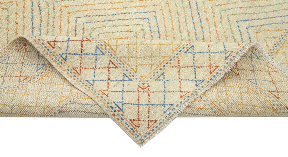 Rug N Carpet - Handmade Oriental 6' 2" x 8' 9" One-of-a-Kind Oushak Area Rug