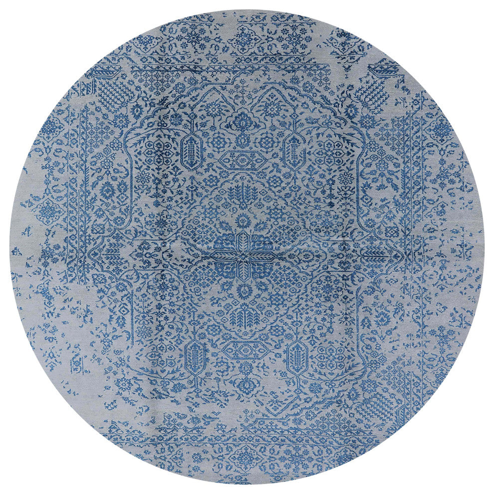 Ahgly Company Indoor Round Mid-Century Modern Area Rugs, 8' Round