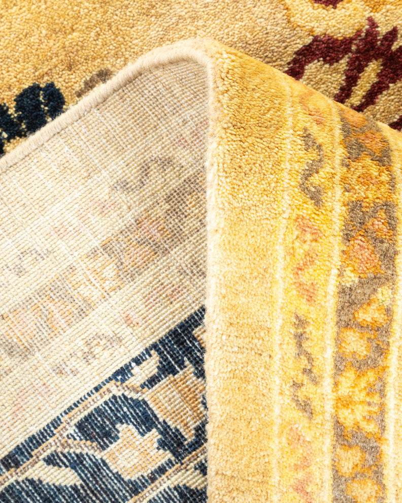 Mogul, One-of-a-Kind Hand-Knotted Area Rug Ivory, 8'1"x9'9"