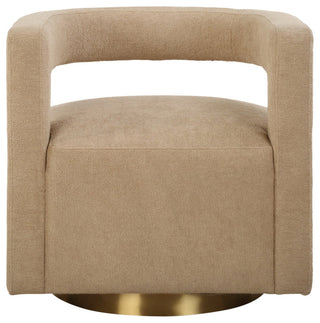 Uttermost Grounded Modern Swivel Chair