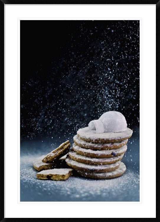 "Igloo (Powdered Sugar)" Framed Digital Print by Dina Belenko, 32x44"