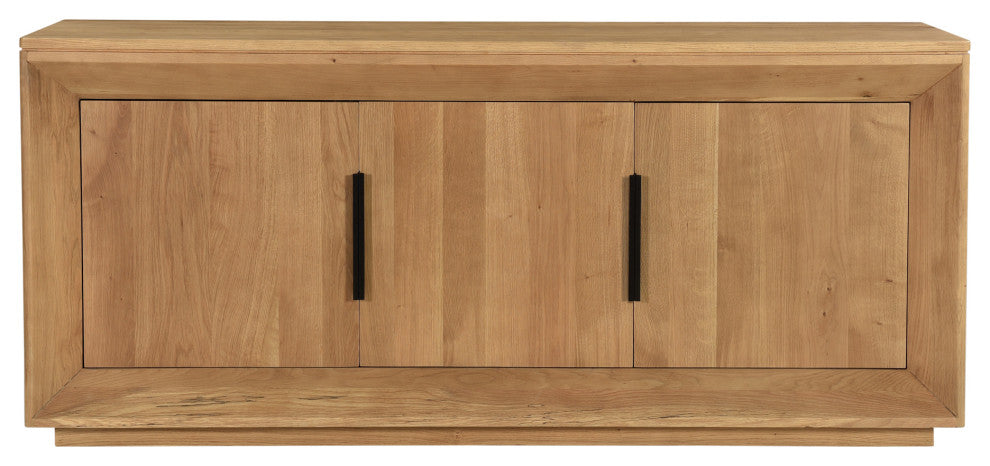 First of A Kind Angle Oak Sideboard Large